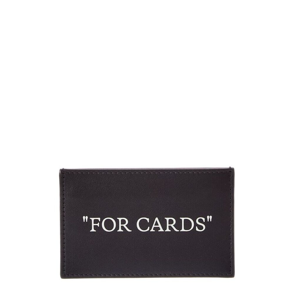 Off-White™ Quote Bookish Card Case, Black